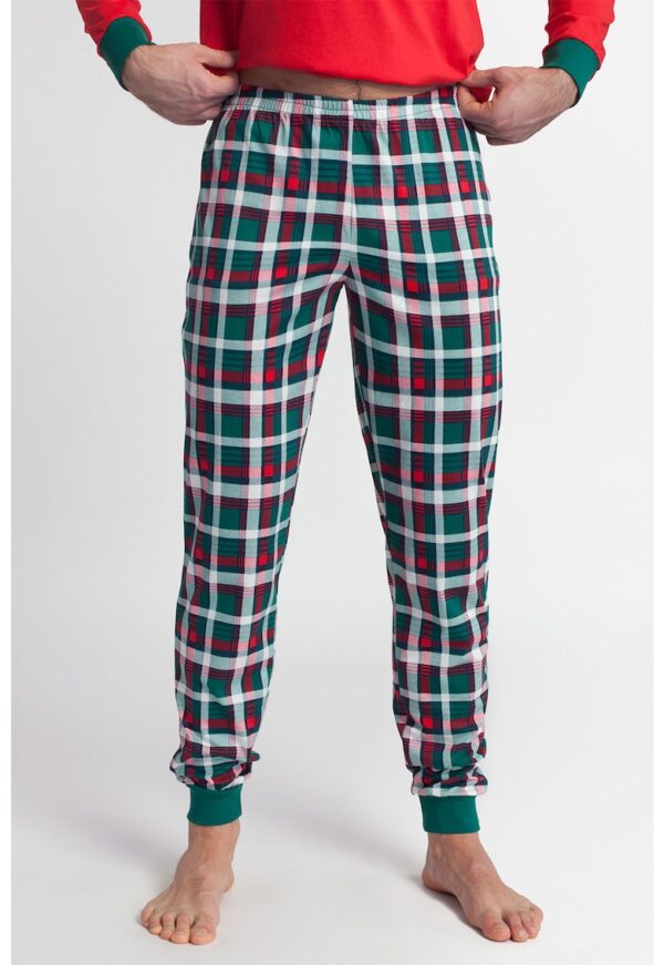 Pijama din bumbac cu tematica de Craciun