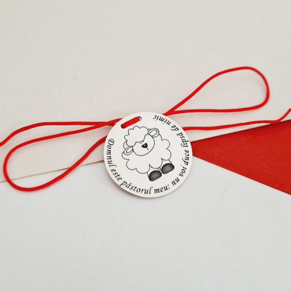 Banut Botez cu oita – Domnul este pastorul meu – Argint 925