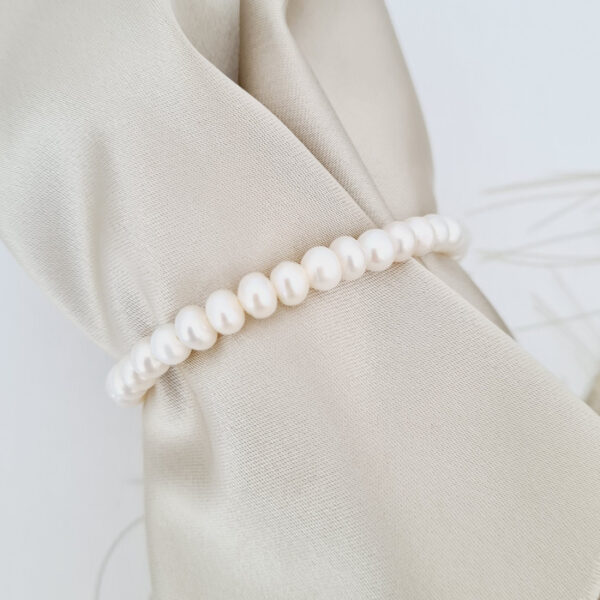 Bratara Perle – Simplitate pură – Model sirag – Argint 925