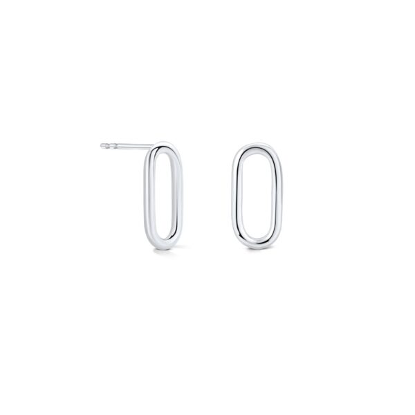 Cercei din argint One Paper clip