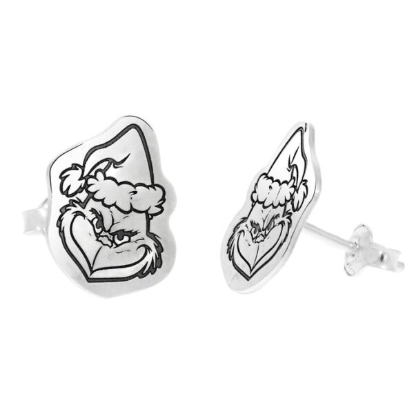 Cercei Craciun – Grinch – Argint 925, surub