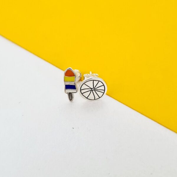 Cercei MARIA colectia Our Children – Inghetata si lamaie – Argint 925 si email