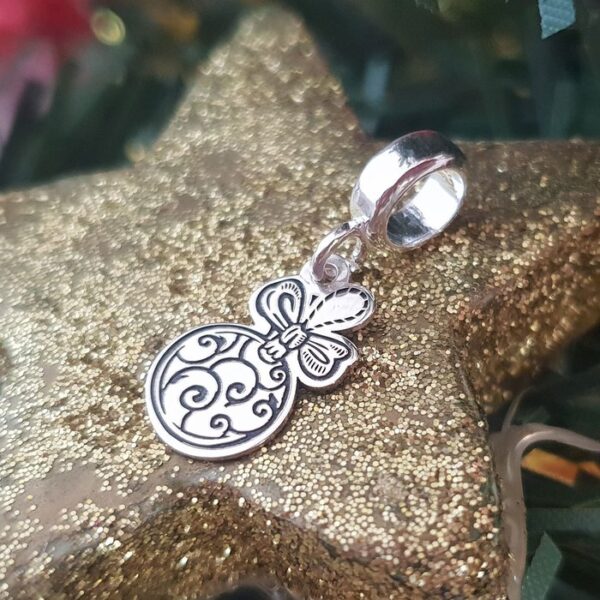 Charm personalizat Craciun – Glob – Argint 925