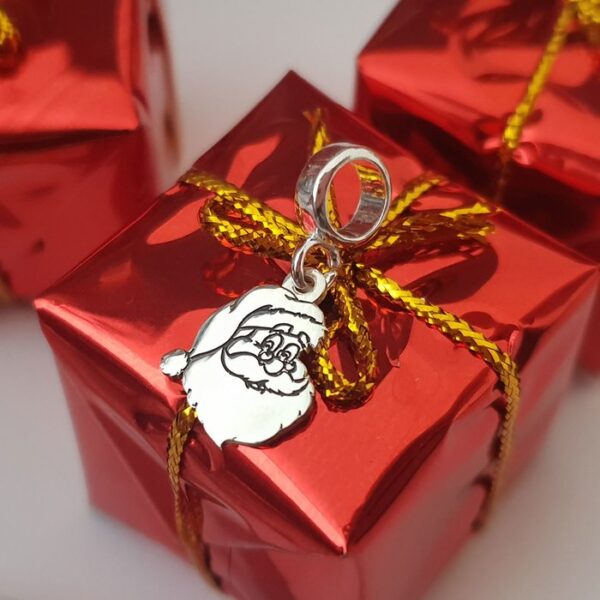 Charm personalizat Craciun – Mos Craciun – Argint 925