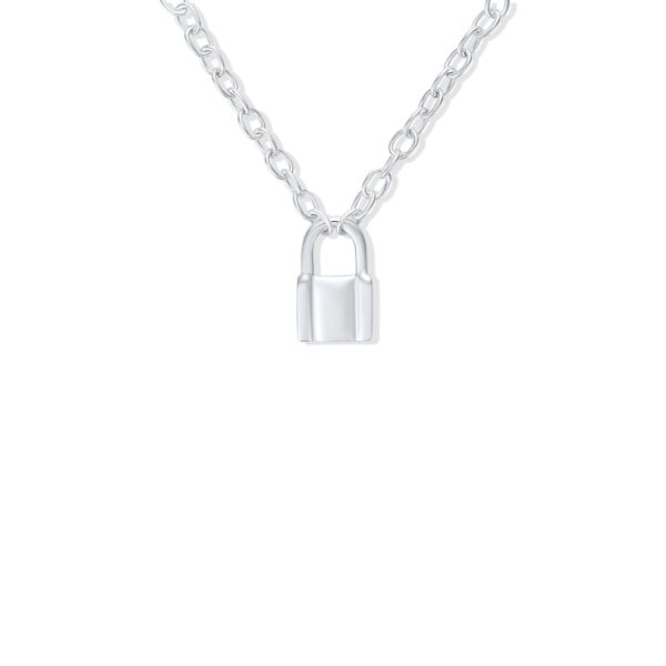 Colier din argint Silver Padlock