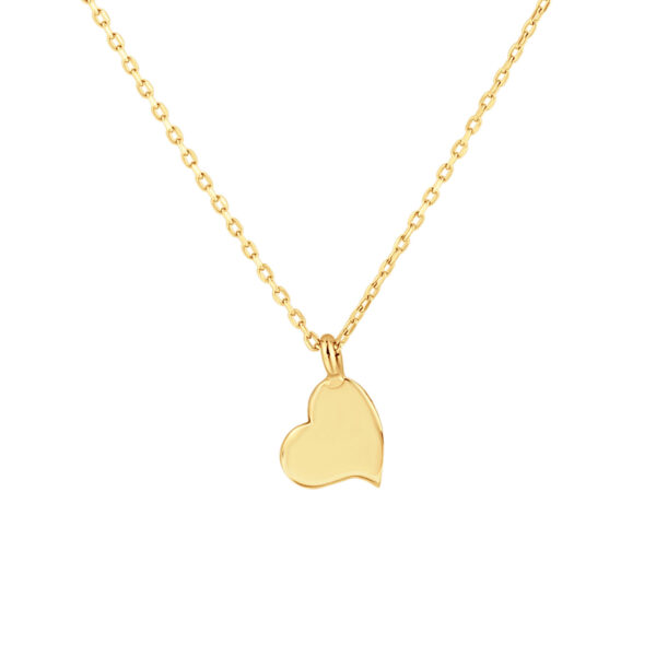 Colier din aur 14k Inimioara