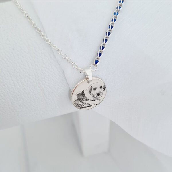 Lantisor cromatic – Amintiri pline de culoare – Model combinat cu lant impletit cu Zirconii – Argint 925