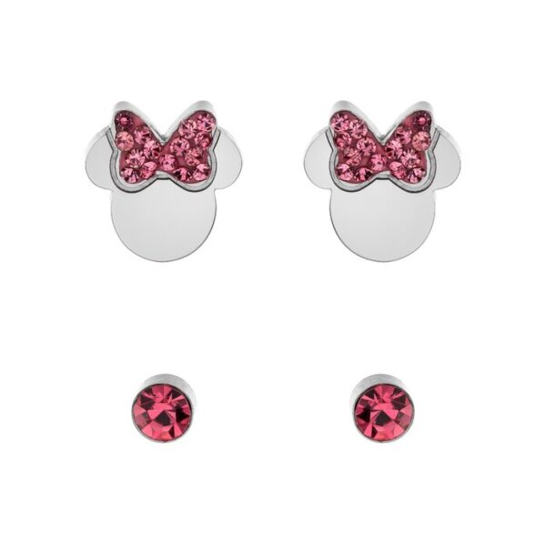 Set Cercei Disney Minnie Mouse – Otel Medical Inoxidabil si Cristale Roz