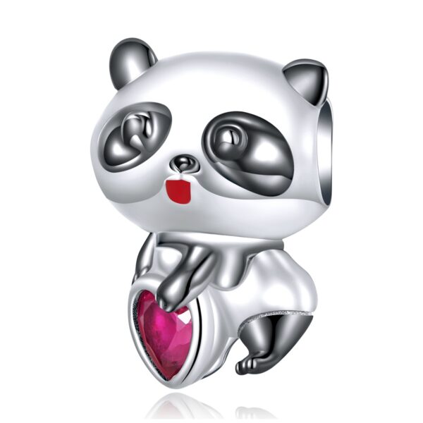 Talisman din argint Cute Girl Panda