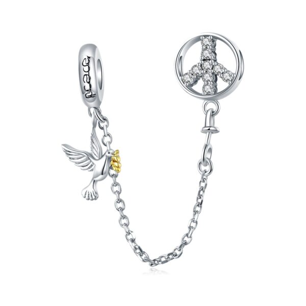 Talisman din argint Peace Safety Chain