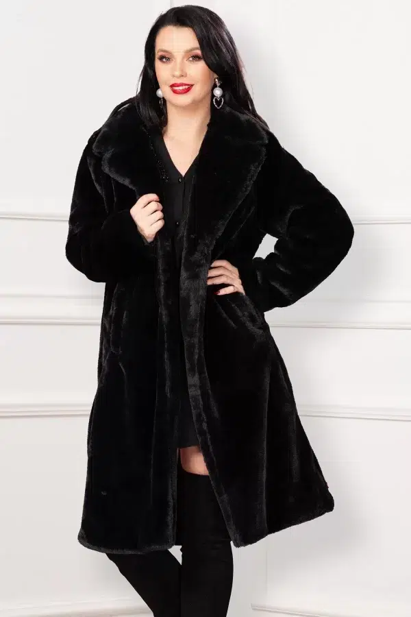 Blanita neagra eleganta lunga