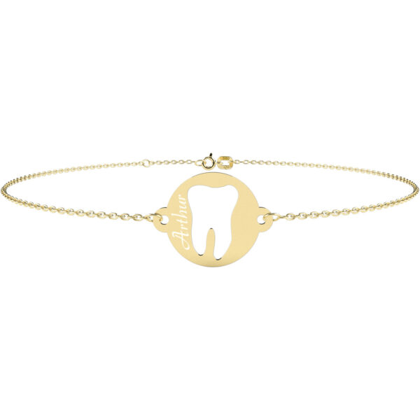 Bratara lant dama maseluta – aur 14K galben, alb sau roz 14K