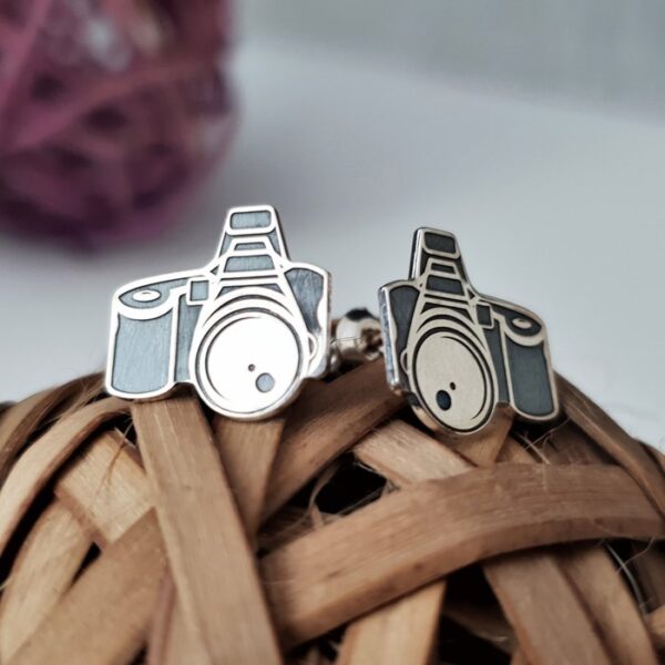 Cercei Aparat foto – Argint 925, surub