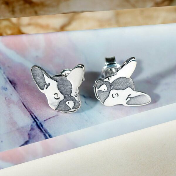 Cercei Bulldog – Argint 925, surub