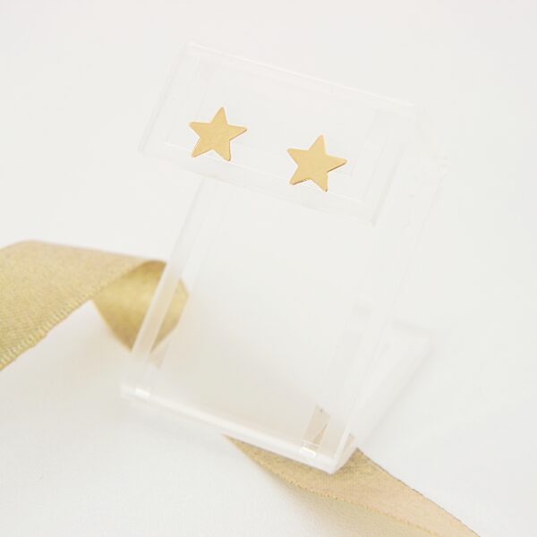 Cercei stelute aur 14K – finisaj lucios – pentru dama