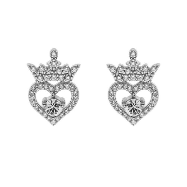 Cercei Disney coroana Princess – Argint 925 si Cubic Zirconia si Cristale