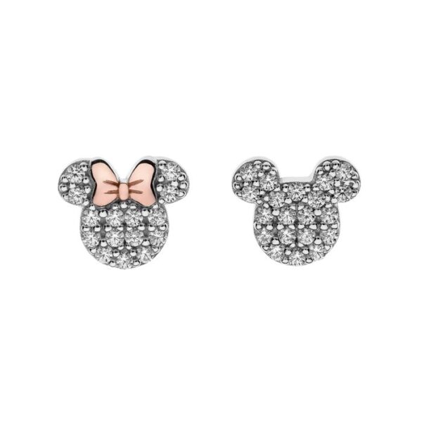 Cercei Disney duet Mickey Mouse si Minnie Mouse – Argint 925 si Cubic Zirconia