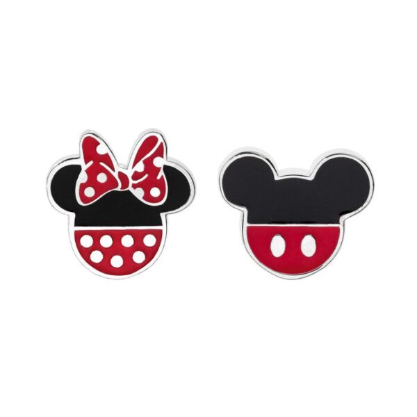 Cercei Disney Mickey si Minnie Mouse – Argint 925 cu email colorat