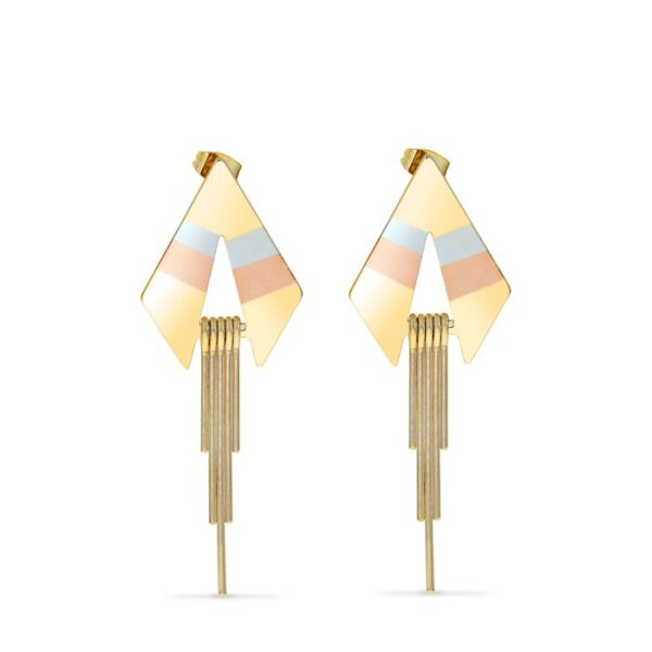 Cercei – Electric Mood – placati cu aur 18K