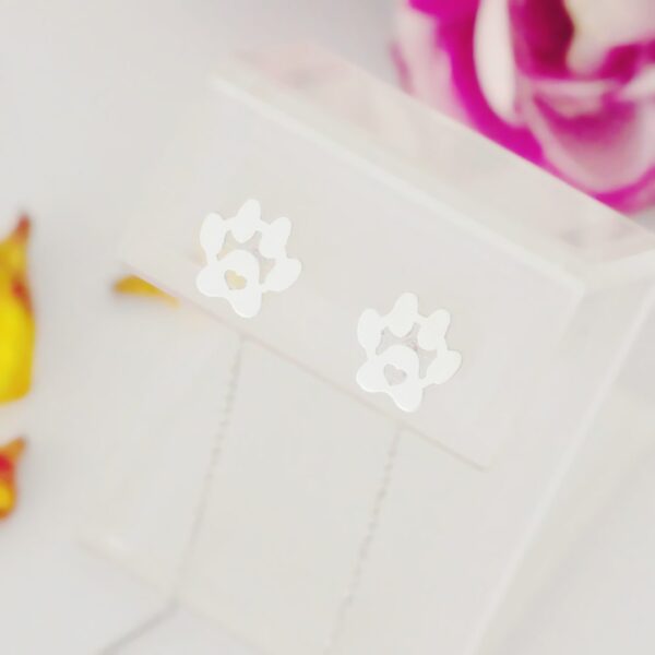 Cercei lungi cu lantisor model labute pentru dama – argint 925