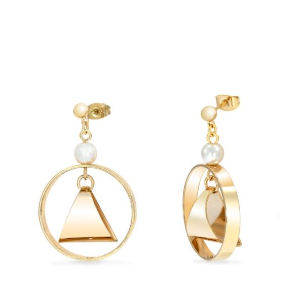 Cercei – Pearl Harmony – placati cu aur 18K