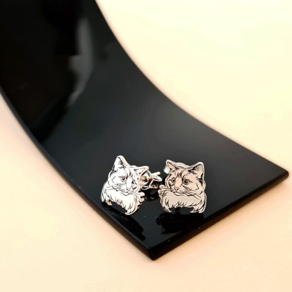 Cercei Pisica Pufoasa – Argint 925