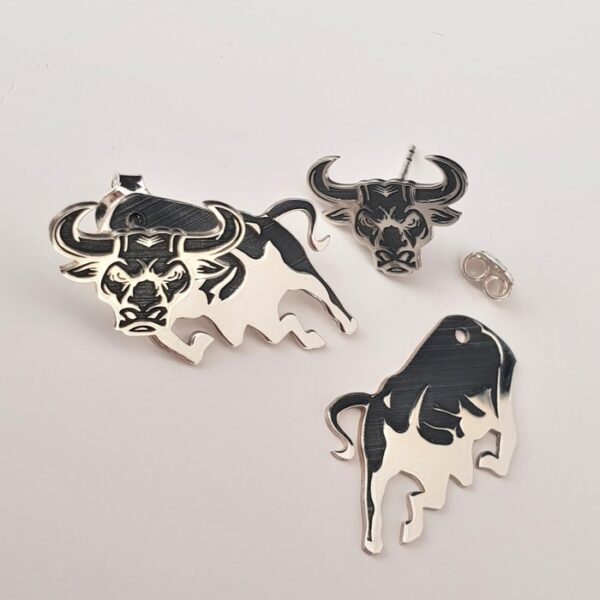 Cercei Tauri furiosi – Argint 925