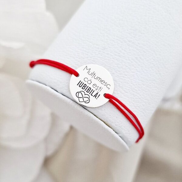 Bratara Sotie iubibila – Argint 925 – Snur reglabil