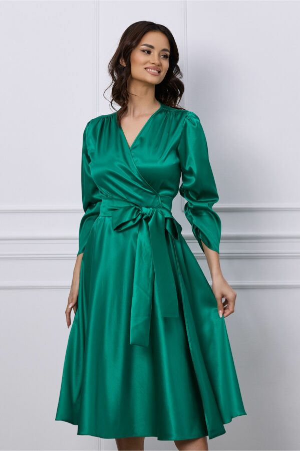 Rochie LaDonna verde petrecuta