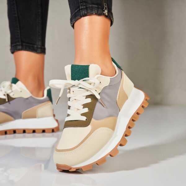 Adida?i dam? Bej din Piele Ecologica Intoarsa Samera