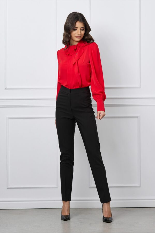 Pantaloni LaDonna negri cu croi conic