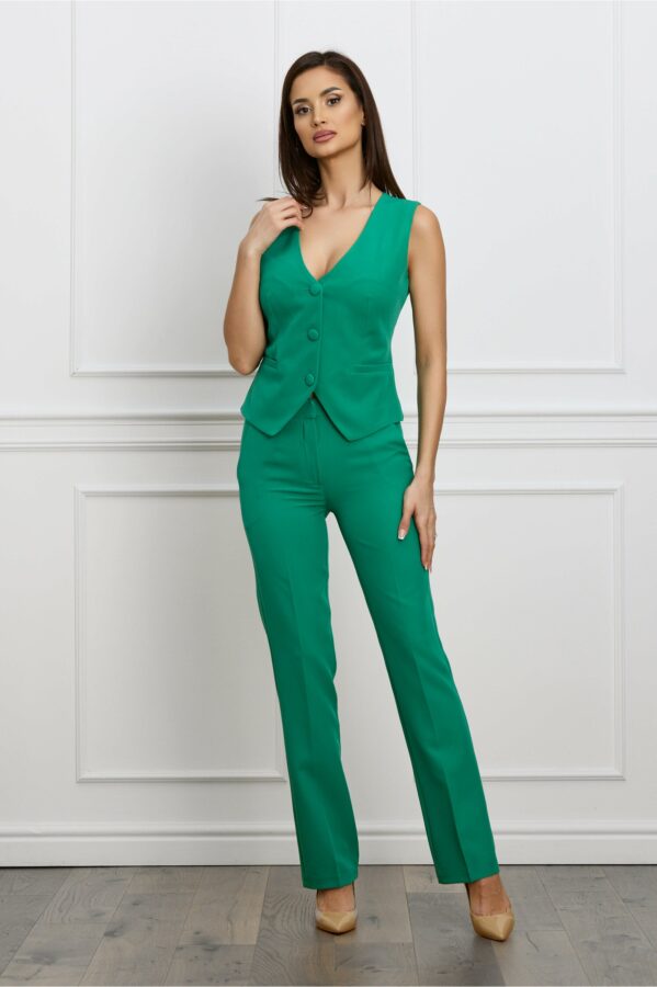 Pantaloni MBG verde office