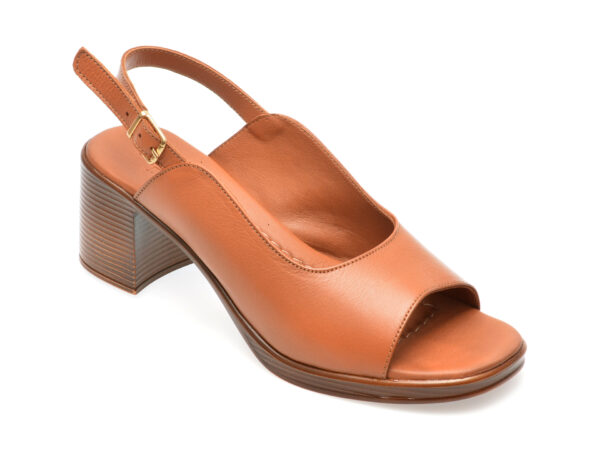 Sandale casual FLAVIA PASSINI maro, 13101, din piele naturala