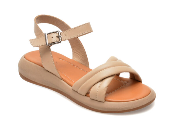 Sandale casual GRYXX bej, 2301, din piele naturala