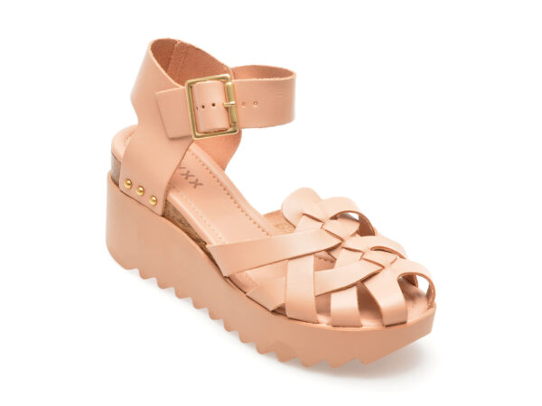 Sandale casual GRYXX maro, 353002, din piele naturala