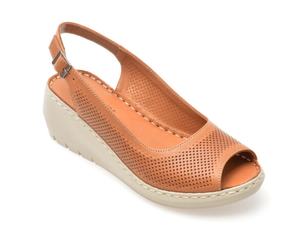 Sandale casual GRYXX maro, 4606, din piele naturala