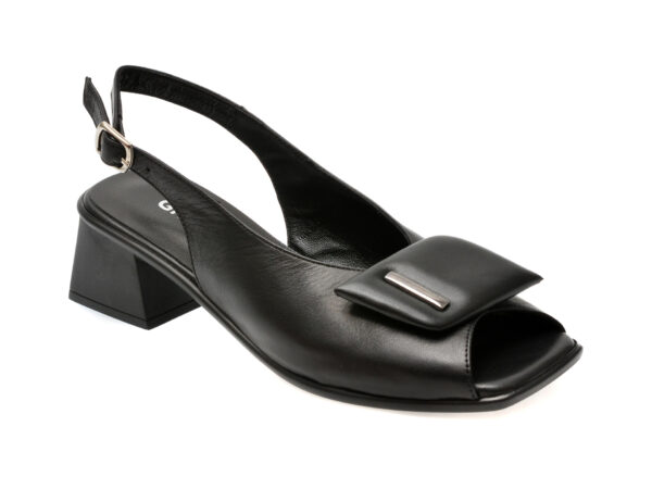 Sandale casual GRYXX negre, 206956, din piele naturala