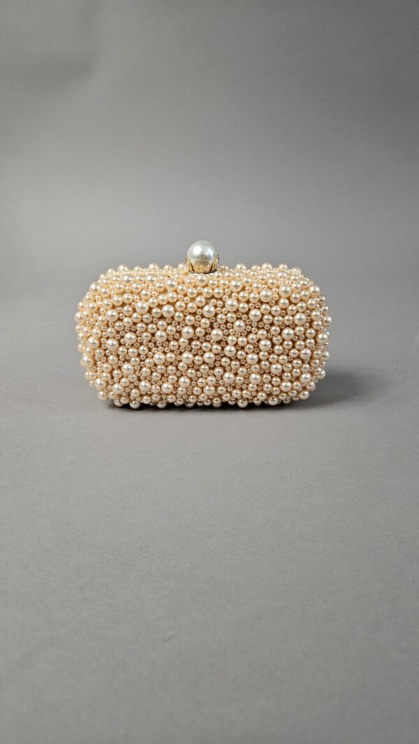 Clutch Perle Gold