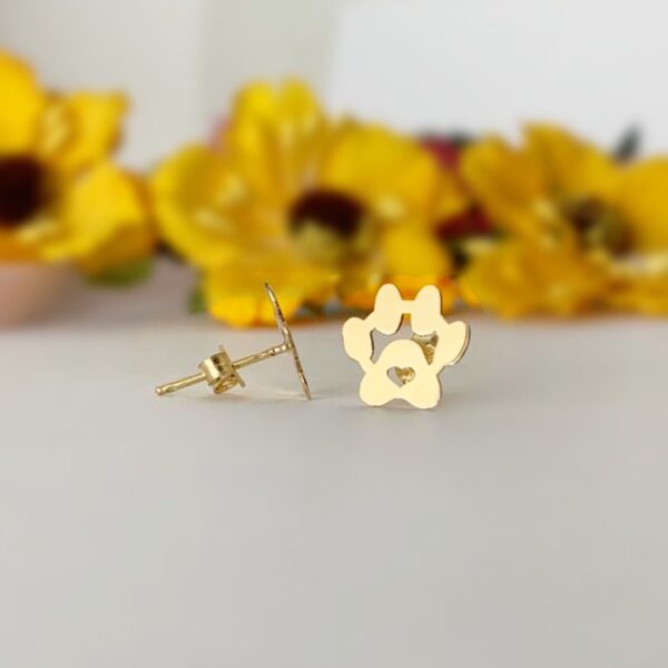 Cercei cu labute – model deosebit – din aur 14K – pentru dama