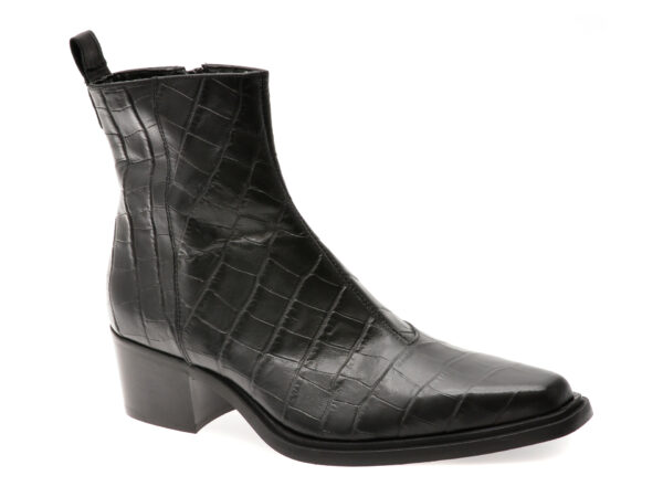 Ciocate elegante ALDO negre, ZAPPA 007, din piele croco