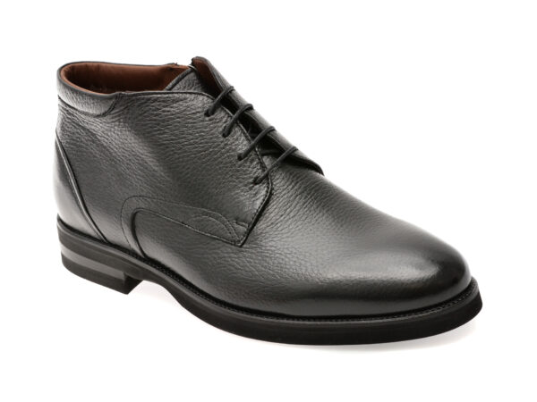Ghete elegante LE COLONEL negre, 63888, din piele naturala