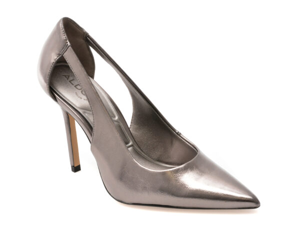 Pantofi eleganti ALDO gri, MESARTHIM 060, din piele ecologica
