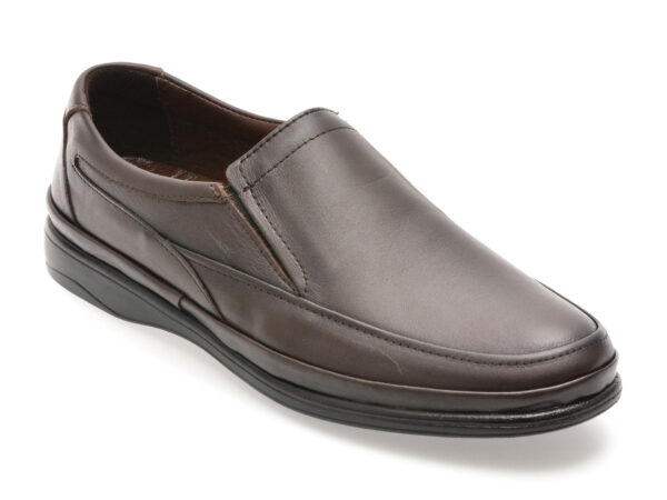 Mocasini BITE THE BULLET maro, OY400, din piele naturala