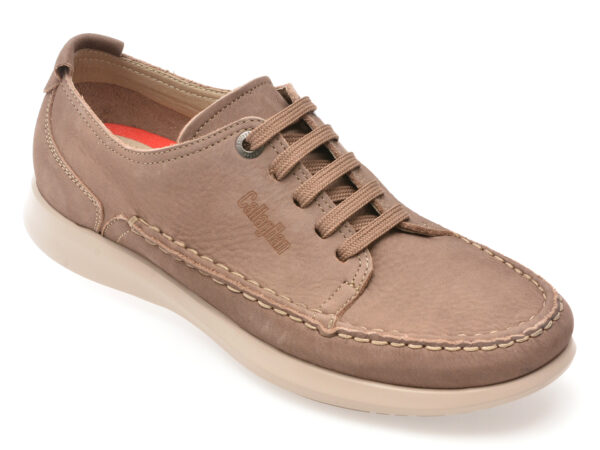 Mocasini CALLAGHAN gri, 62200, din nabuc