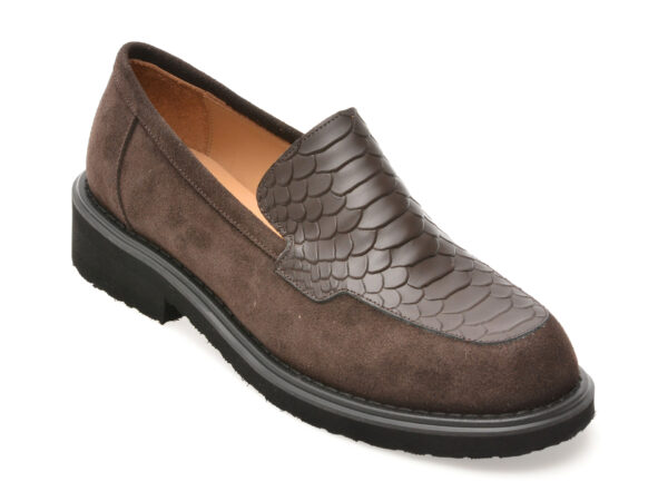 Mocasini EPICA maro, 3154368, din piele intoarsa