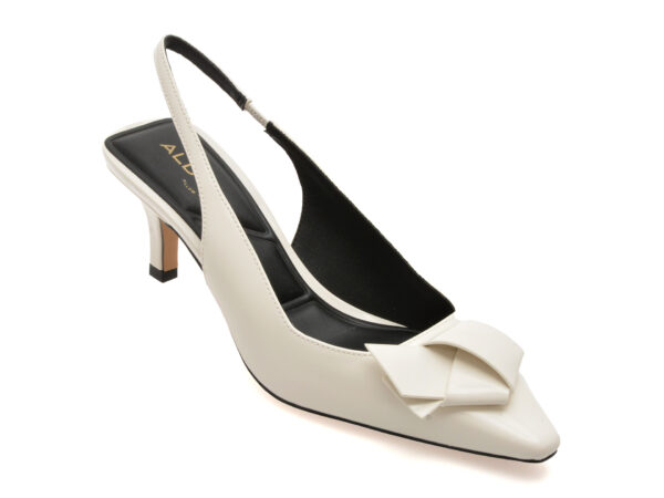 Pantofi eleganti ALDO albi, BLAINE 100, din piele ecologica