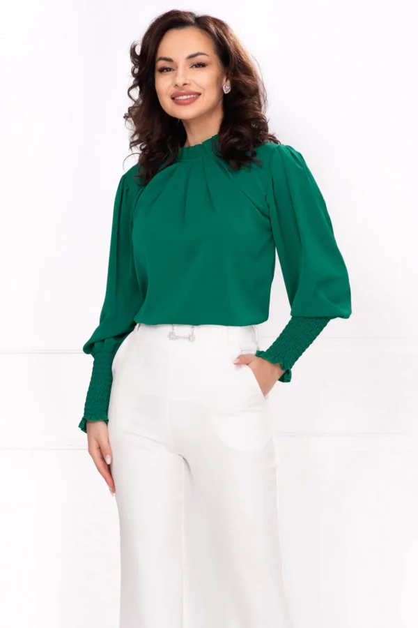 bluza-eleganta-verde-cu-mansete-elastice_81452.webp