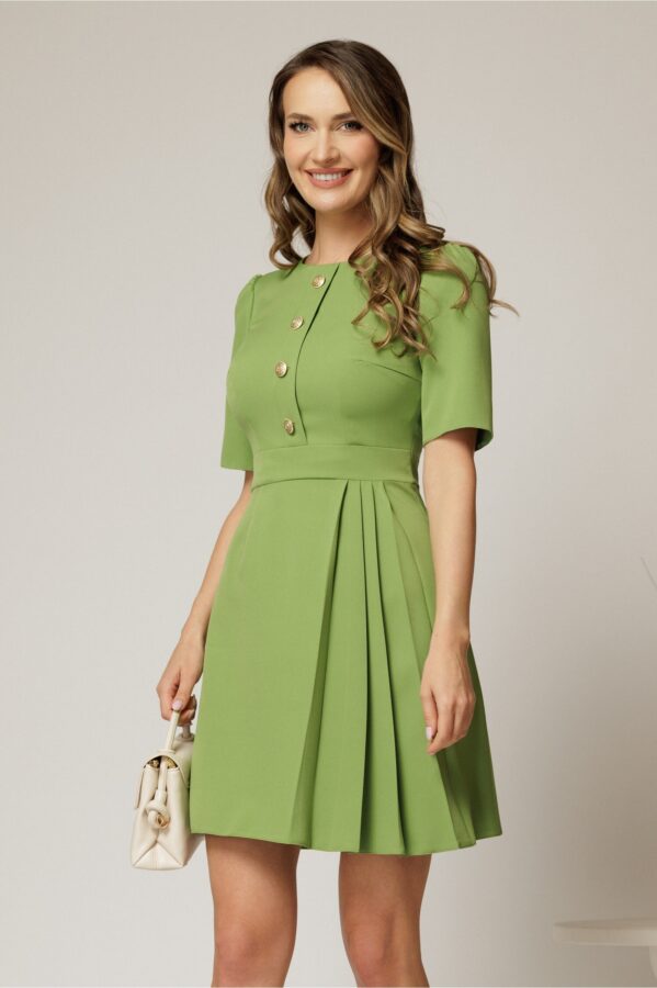 rochie-scurta-verde-lime-cu-pliuri-pe-fusta-si-nasturi-pe-bust-1456687-1149052-4.jpeg